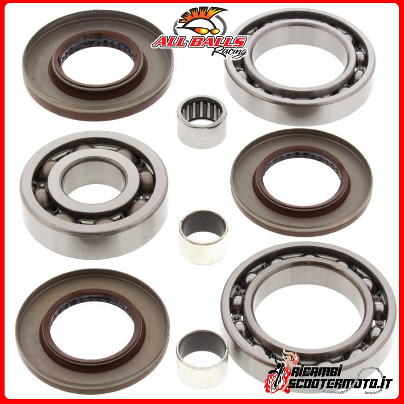 REAR DIFFERENTIAL BEARING AND OIL SEALS KIT All Balls Polaris Sportsman Forest 850 2013