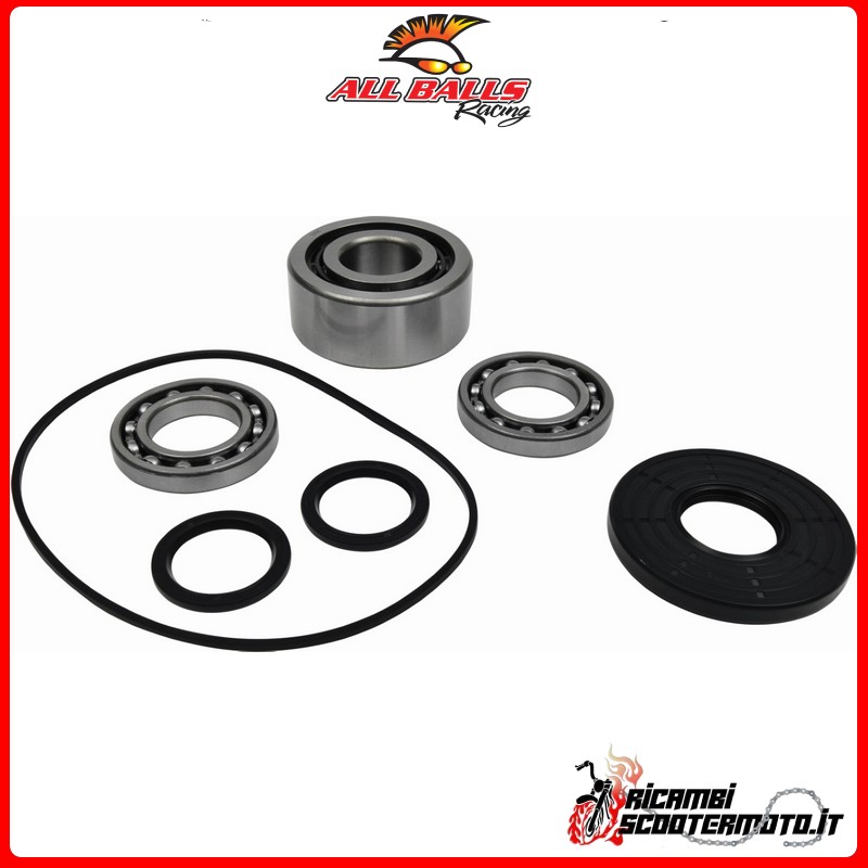 KIT CUSCINETTI E PARAOLI DIFFERENZIALE ANTERIORE ALL BALLS POLARIS RZR 900 S 60 INCH 2019