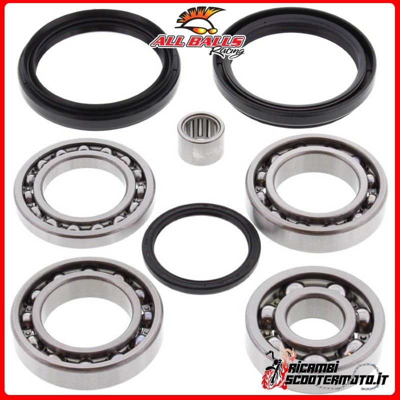 REAR DIFFERENTIAL BEARING AND OIL SEALS KIT All Balls Arctic Cat 700 Mudpro LTD 2014-2017