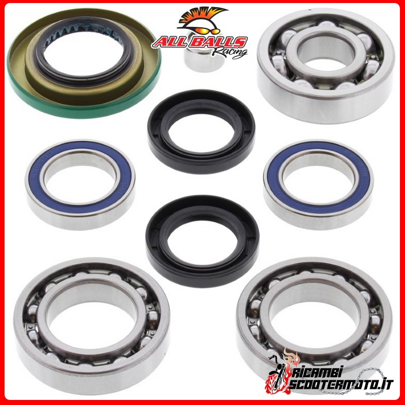 REAR DIFFERENTIAL BEARING AND OIL SEALS KIT All Balls Can-Am Outlander 400 STD 4x4 2006-2010