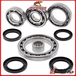 REAR DIFFERENTIAL BEARING AND OIL SEALS KIT All Balls Suzuki LT-A 500 F QuadMaster Auto 4x4 2001