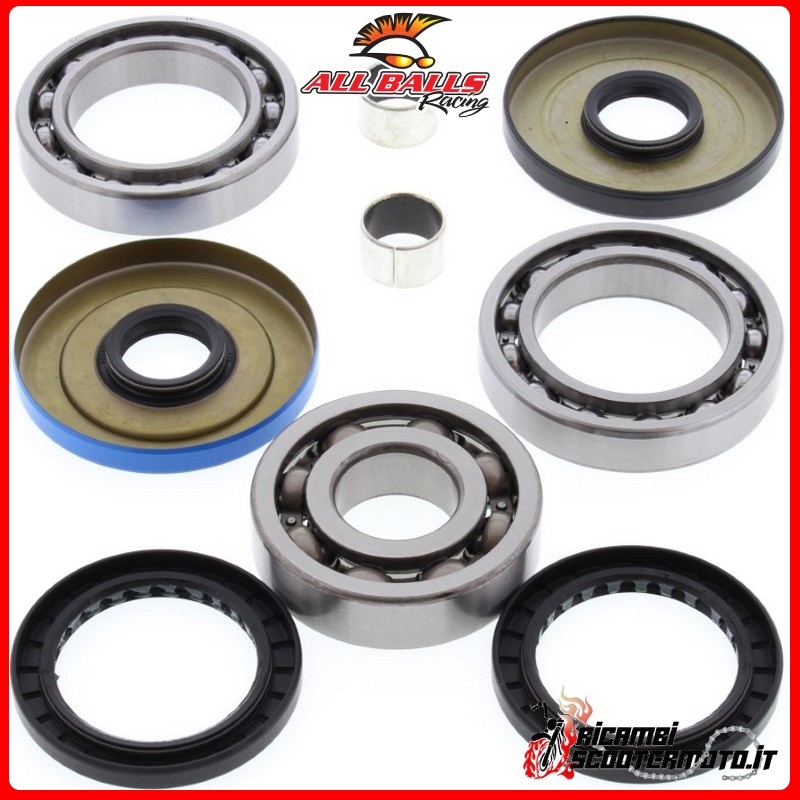 KIT DE COJINETES Y RETENES DE ACEITE DEL DIFERENCIAL TRASERO All Balls Polaris Magnum 330 2x4 2003-2005
