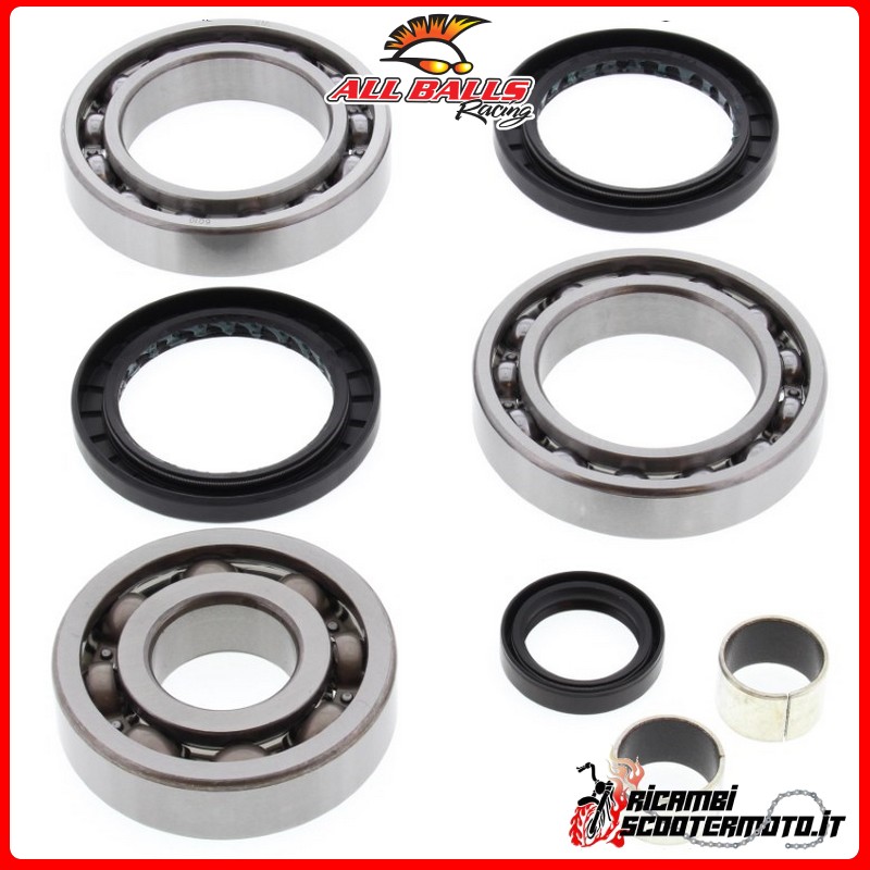 Hinterachs-Diff.-Lager und Öldichtungssatz All Balls Polaris Magnum 325 2x4 2000-2002