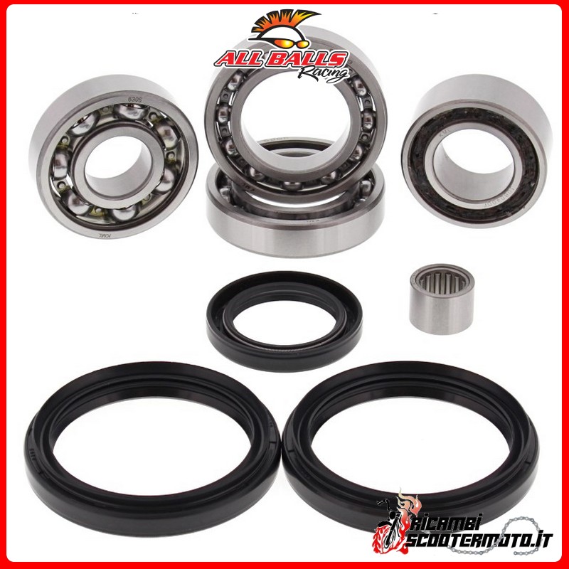 FRONT DIFFERENTIAL BEARING AND OIL SEALS KIT All Balls Arctic Cat 250 4x4 2004-2005