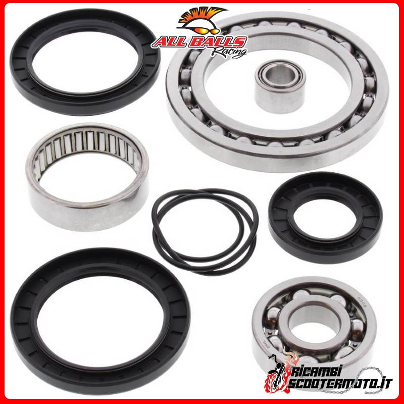 REAR DIFFERENTIAL BEARING AND OIL SEALS KIT All Balls CF-Moto U Force 500 HO 2015-2017