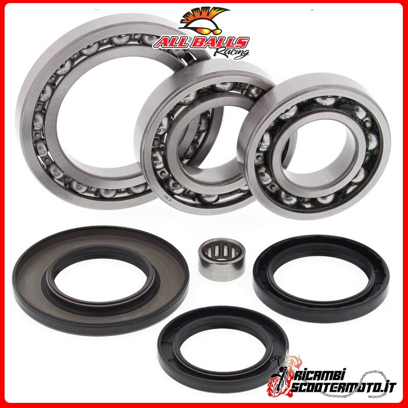 REAR DIFFERENTIAL BEARING AND OIL SEALS KIT All Balls Suzuki LT-F 230 1986-1987