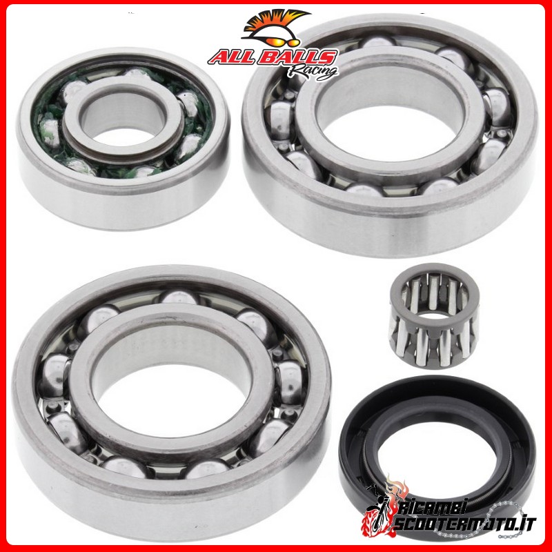 REAR DIFFERENTIAL BEARING AND OIL SEALS KIT All Balls Kawasaki KLF220 Bayou 1988-2002