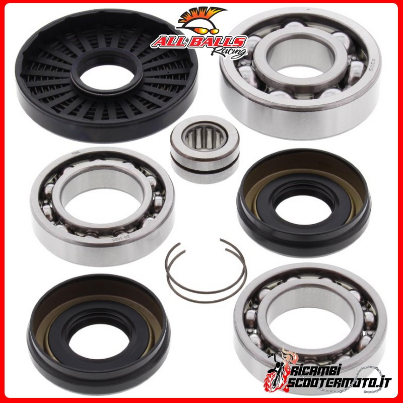 FRONT DIFFERENTIAL BEARING AND OIL SEALS KIT All Balls Kawasaki KVF300A Prairie 4x4 1999-2002