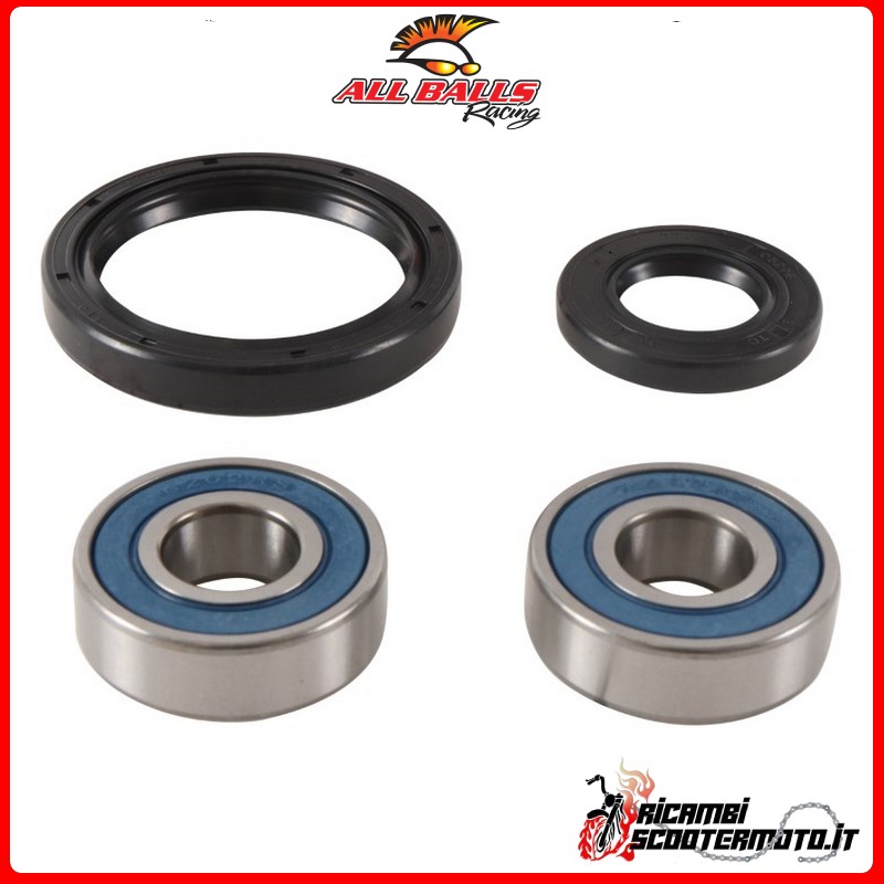 KIT DE ROULEMENT DE ROUE AVANT All Balls Kawasaki KL 250 Super Sherpa 2000-2004