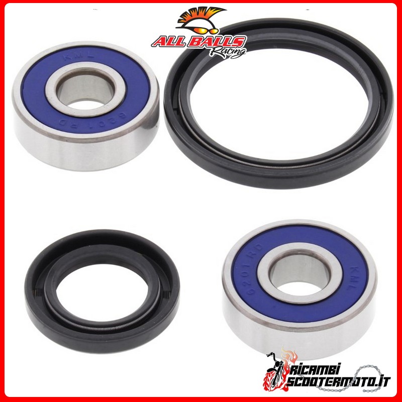 KIT DE COJINETE DE RUEDA DELANTERA All Balls Kymco Cobra Cross 50 