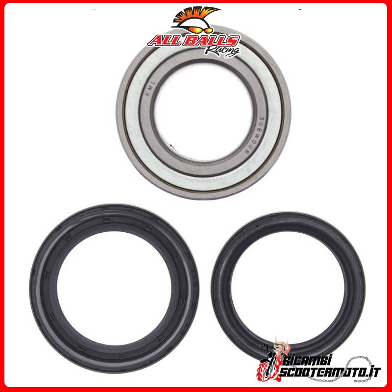 KIT DE COJINETE DE RUEDA DELANTERA All Balls Kawasaki KVF300A Prairie 4x4 1999-2002