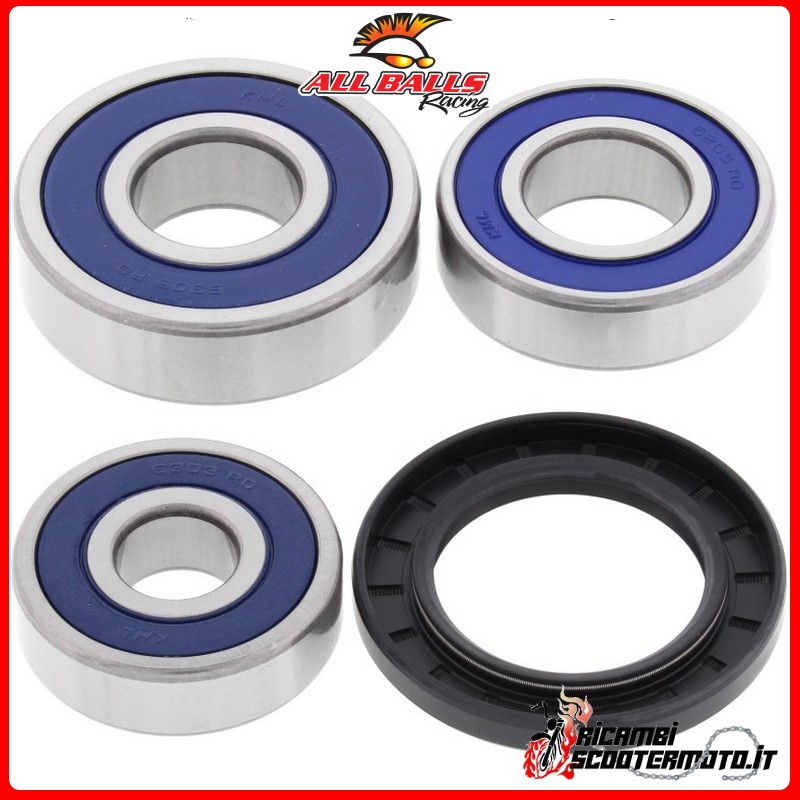 KIT DE COJINETE DE RUEDA TRASERA All Balls Kawasaki H1 500 Mach III 1969-1975