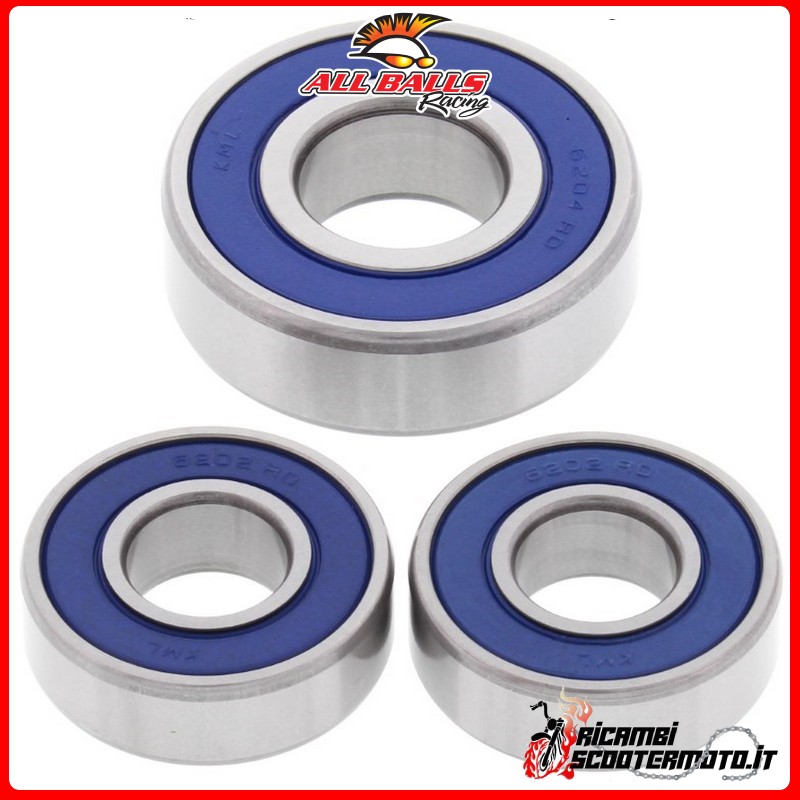 KIT DE COJINETE DE RUEDA DELANTERA All Balls Suzuki RV 125 Van Van 1974-1977