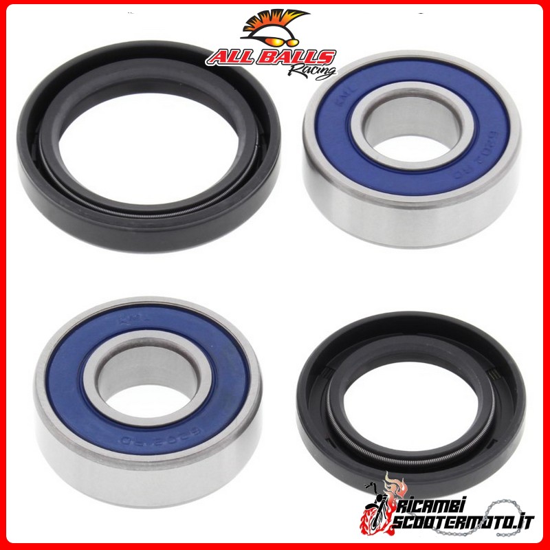 KIT DE COJINETE DE RUEDA DELANTERA All Balls Kawasaki EL 250 Eliminator 1987