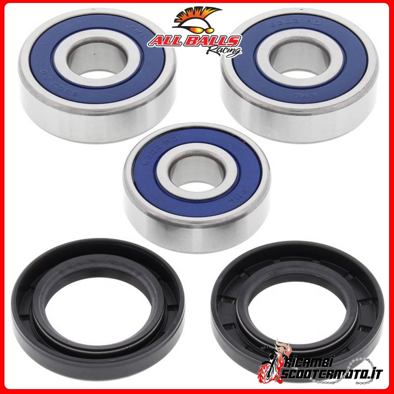 RADLAGERSATZ HINTERRAD All Balls Honda FT 500 Ascot 1982-1983