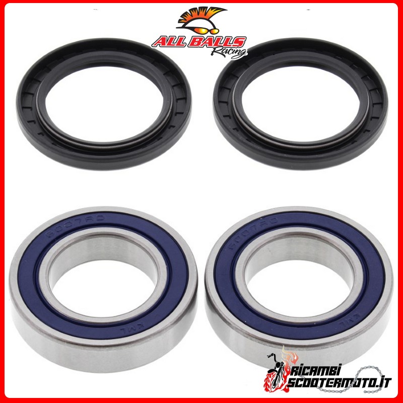 KIT DE COJINETE DE RUEDA TRASERA All Balls Polaris Big Boss 250 4x6 1989-1992