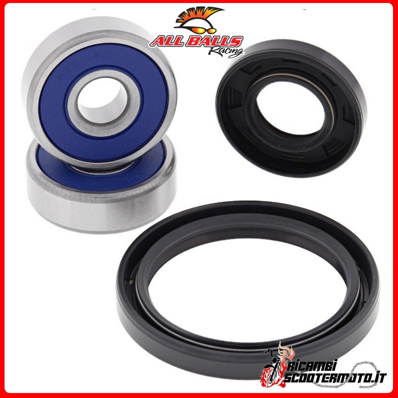KIT CUSCINETTI RUOTA ANTERIORE ALL BALLS KAWASAKI KE 175 1980-1983