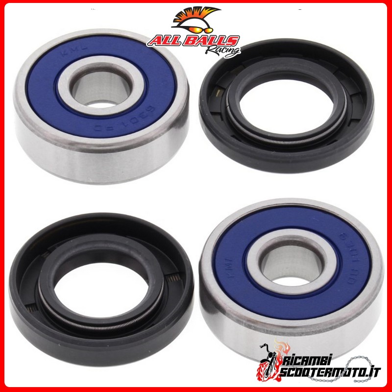 FRONT WHEEL BEARING KIT All Balls Yamaha LB 80 Chappy 1976-1978