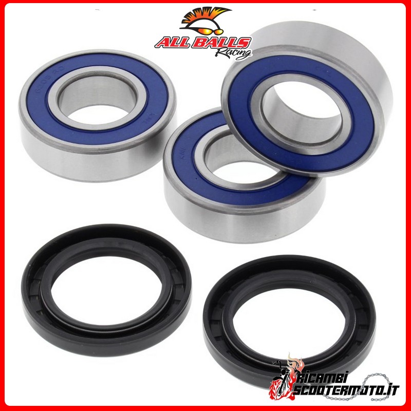 RADLAGERSATZ HINTERRAD All Balls Kawasaki KH 400 1974-1978