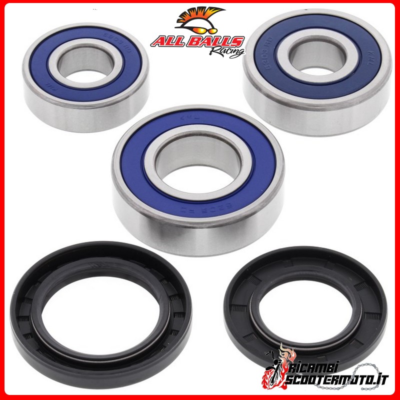 KIT DE ROULEMENT DE ROUE ARRIÈRE All Balls Kawasaki EL 250 Eliminator 1987