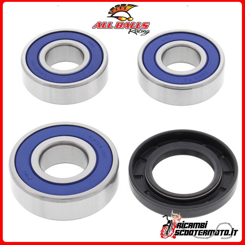 KIT CUSCINETTI RUOTA ANTERIORE ALL BALLS YAMAHA SR 250 EXCITER 1980-1982