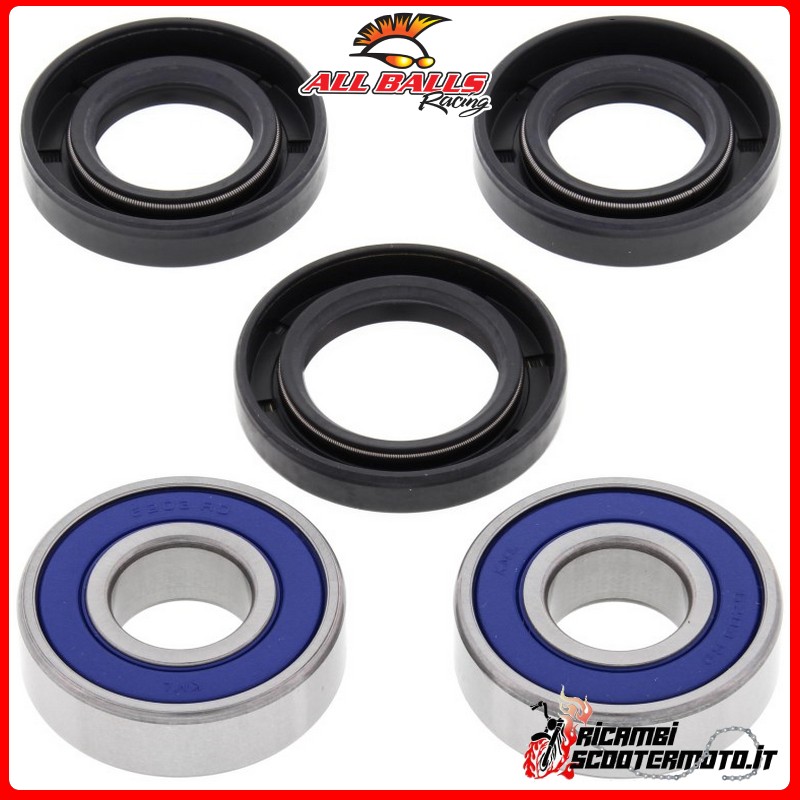 KIT DE ROULEMENT DE ROUE AVANT All Balls Kawasaki KLF110 1987-1988