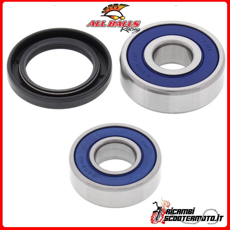 RADLAGERSATZ HINTERRAD All Balls Honda CB 125 S 1976-1985