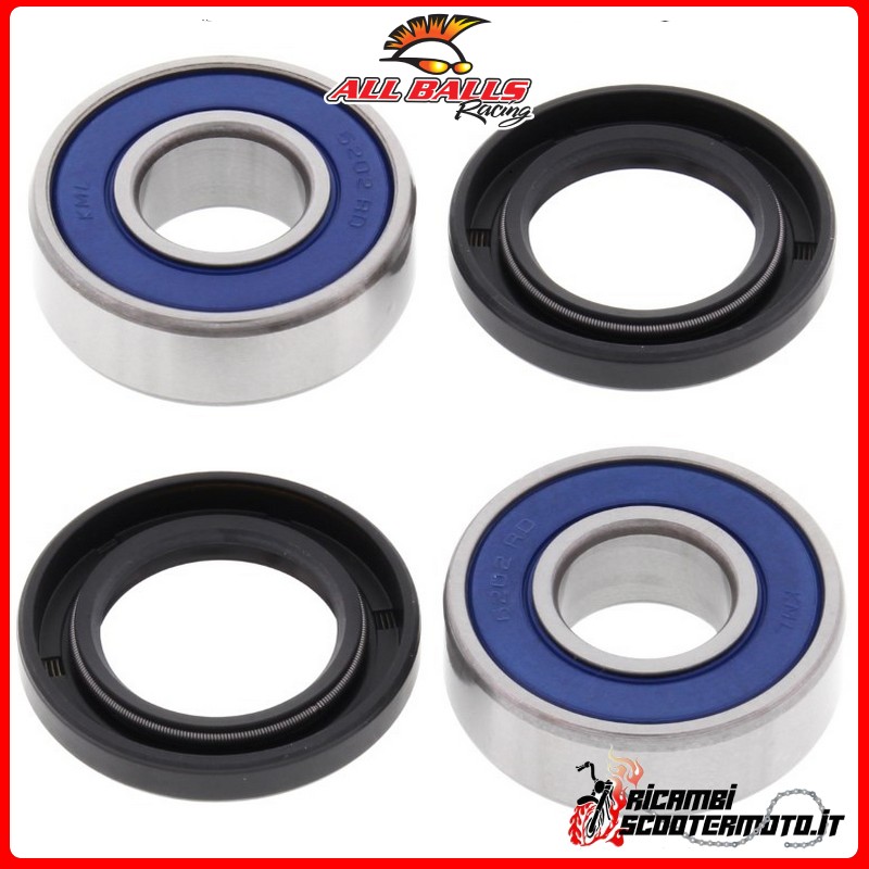 KIT DE ROULEMENT DE ROUE AVANT All Balls Yamaha RT 180 1990-1993