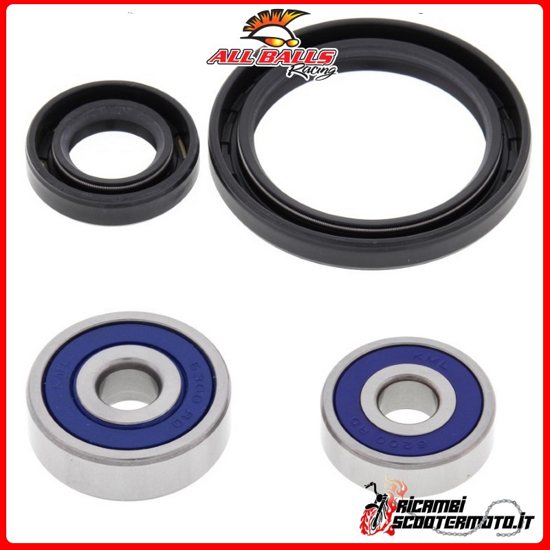 KIT DE ROULEMENT DE ROUE AVANT All Balls Kawasaki KD 100 1976-1979