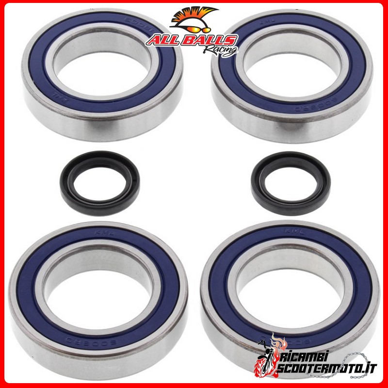 KIT CUSCINETTI RUOTA POSTERIORE ALL BALLS KAWASAKI KLT200C 1983-1984