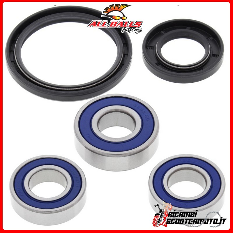 KIT DE COJINETE DE RUEDA DELANTERA All Balls Polaris Cyclone 250 1987