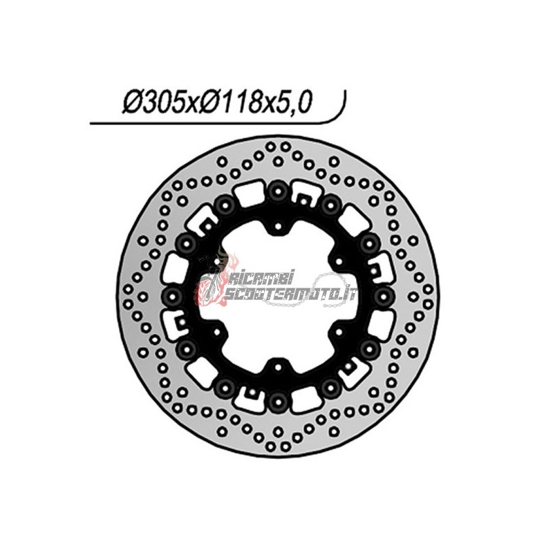 DISCO DE FRENO DELANTERO BMW R R 850 1994-1998
