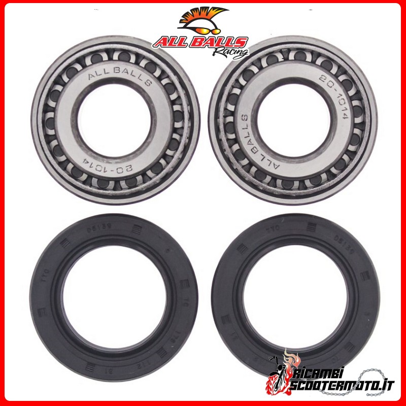 KIT DE COJINETE DE RUEDA DELANTERA All Balls Harley Davidson FX Super Glide 1973-1978