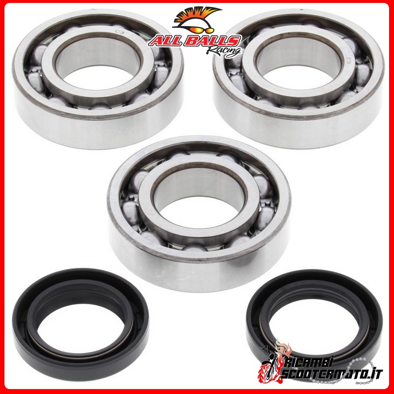 KURBELWELLENLAGERSATZ All Balls Polaris Big Boss 250 6x6 1993