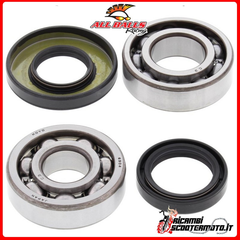 CRANKSHAFT BEARING KIT All Balls Yamaha RT 180 1997-1998