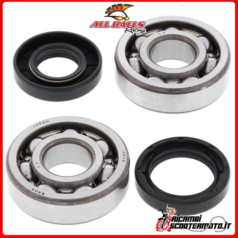 CRANKSHAFT BEARING KIT All Balls Yamaha DT 100 1974-1983