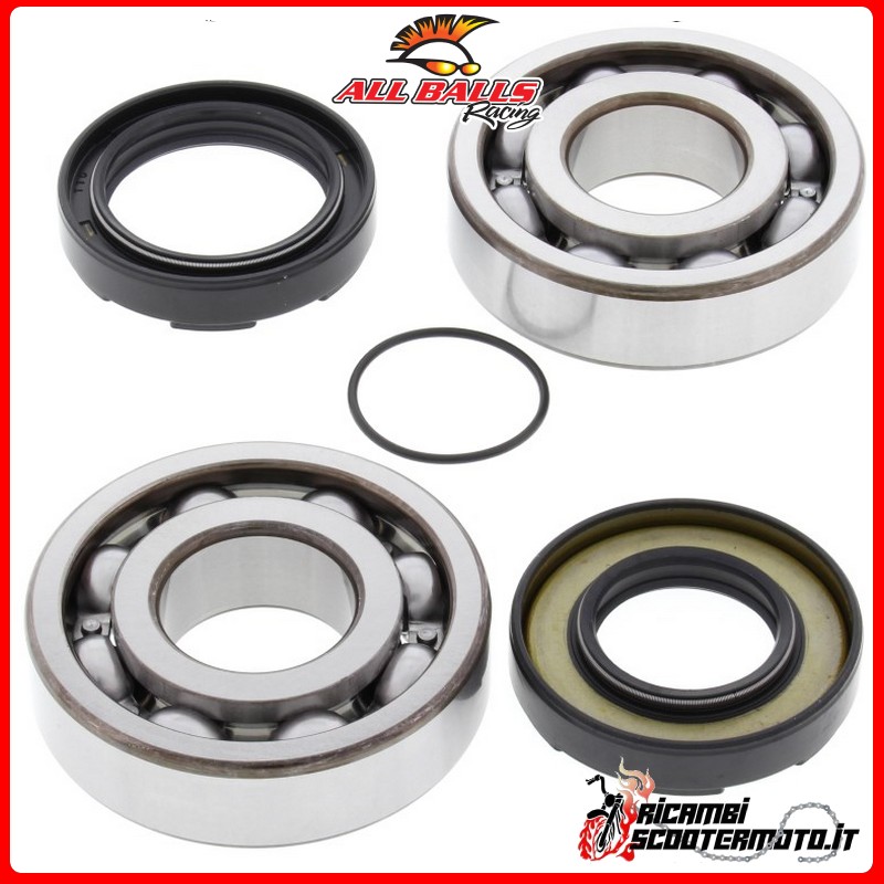 KURBELWELLENLAGERSATZ All Balls Yamaha DT 400 1975-1978