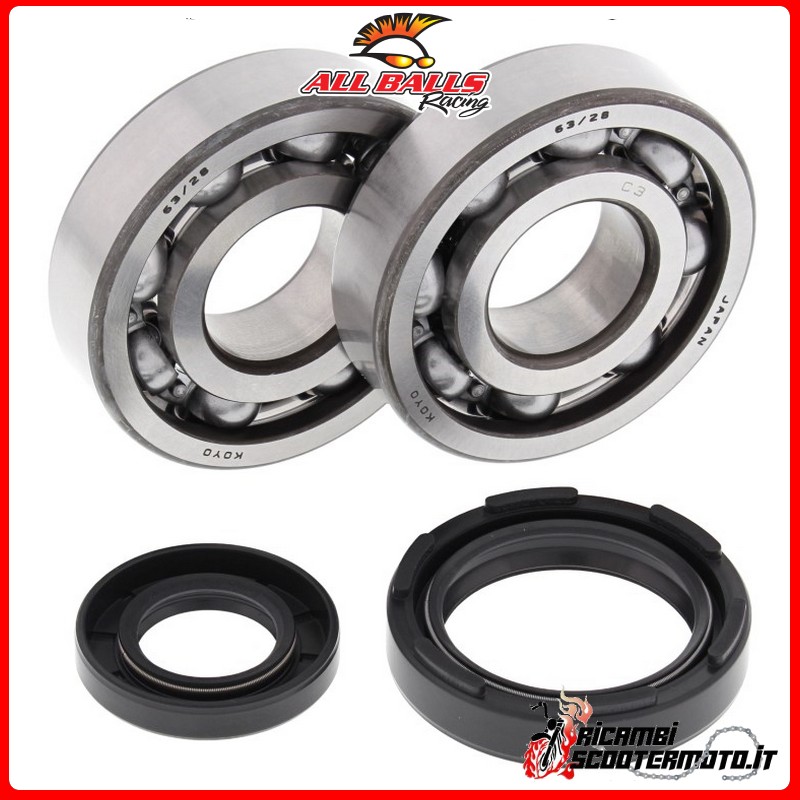 KIT DE ROULEMENT DE VILEBREQUIN All Balls Yamaha WR 250 1991-1997