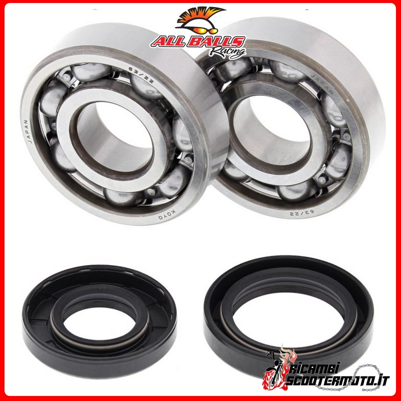 KIT DE ROULEMENT DE VILEBREQUIN All Balls Yamaha YZ 125 2001-2004
