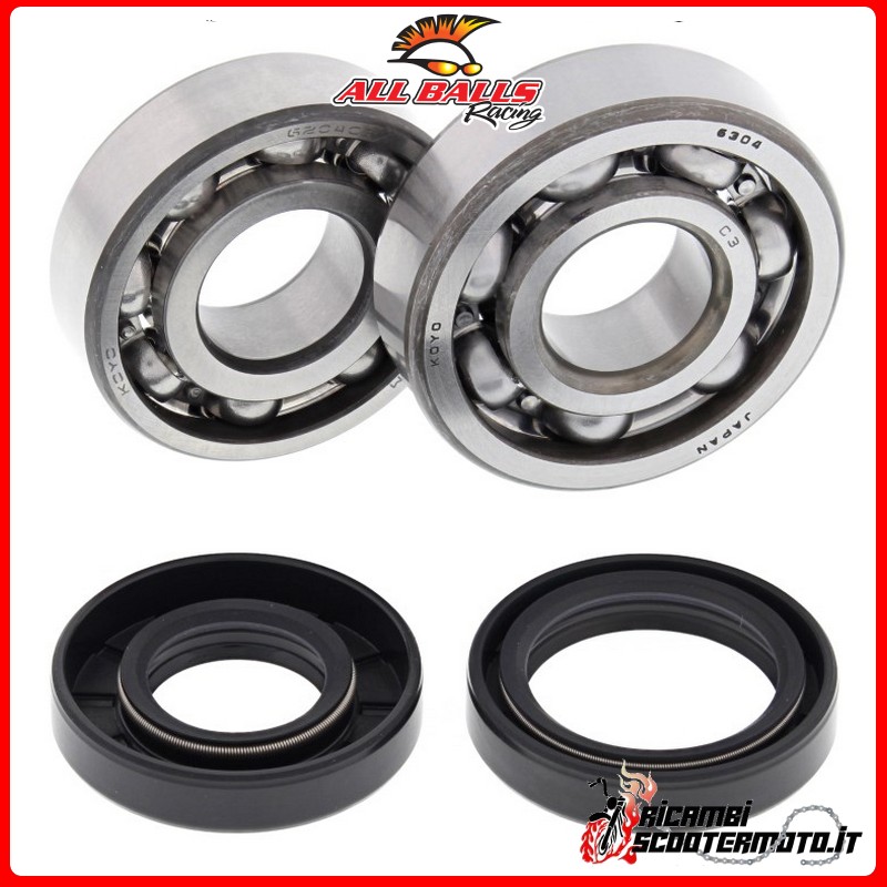 CRANKSHAFT BEARING KIT All Balls Yamaha YZ 80 1993-2001