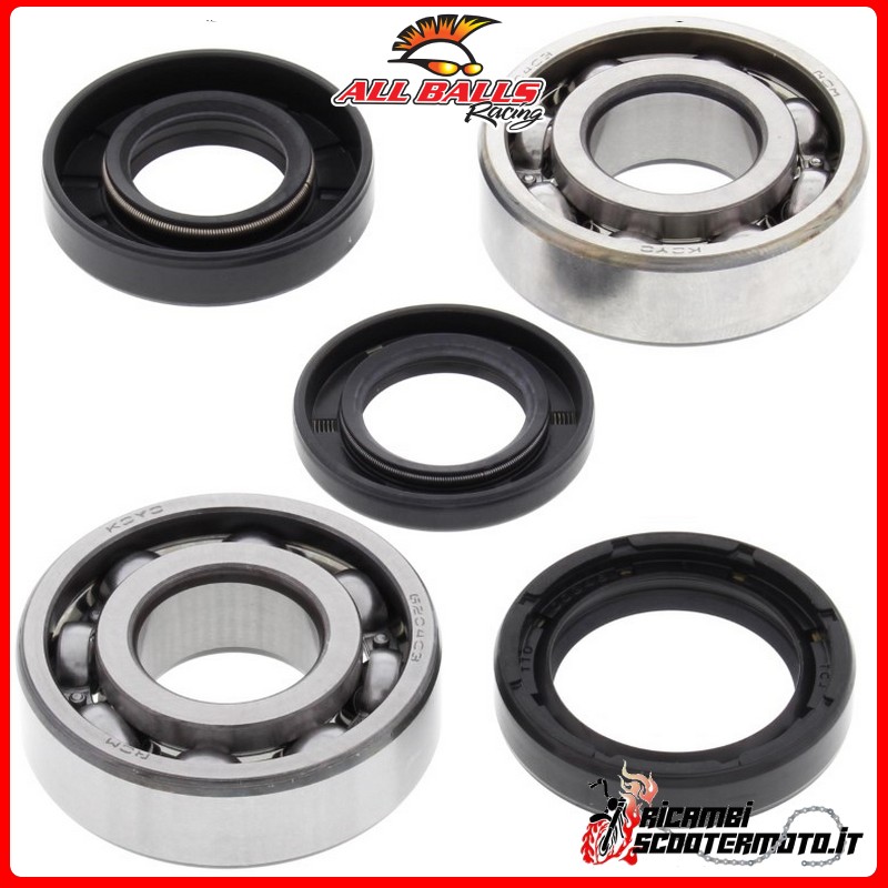 KIT CUSCINETTI ALBERO MOTORE ALL BALLS YAMAHA DT 50 1988-1990