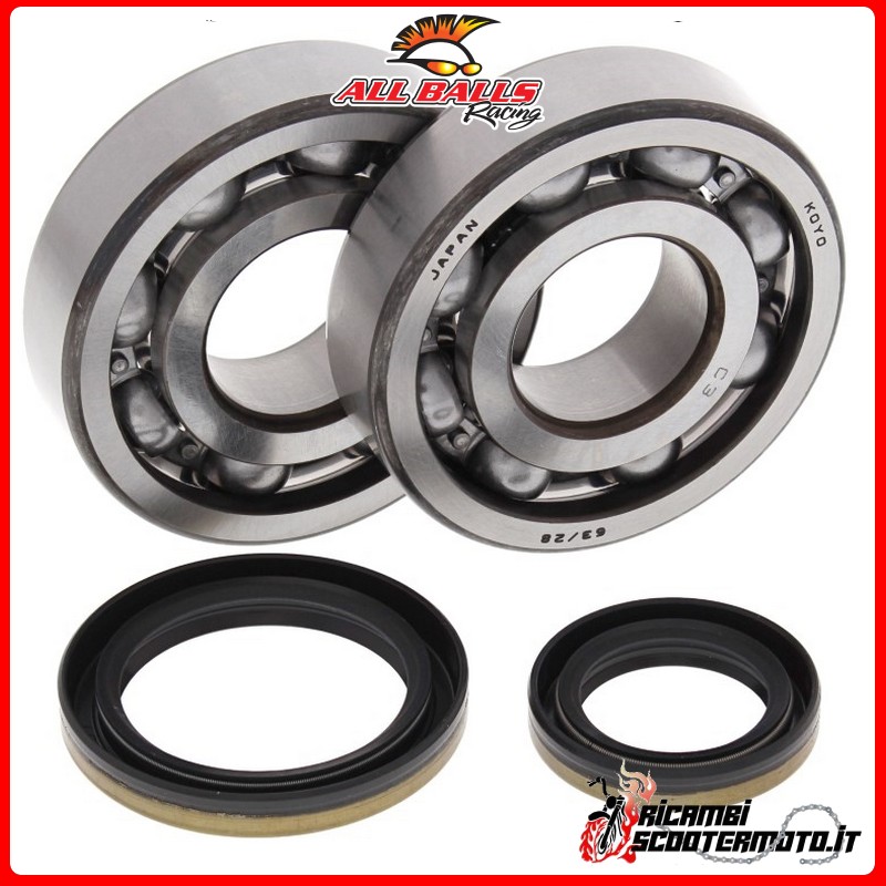 KIT CUSCINETTI ALBERO MOTORE ALL BALLS SUZUKI RM 250 1996-2002
