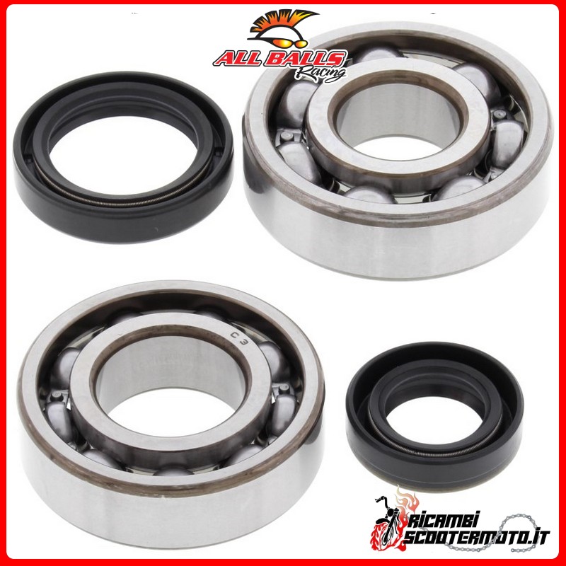 KIT CUSCINETTI ALBERO MOTORE ALL BALLS SUZUKI RM 125 1984-1986