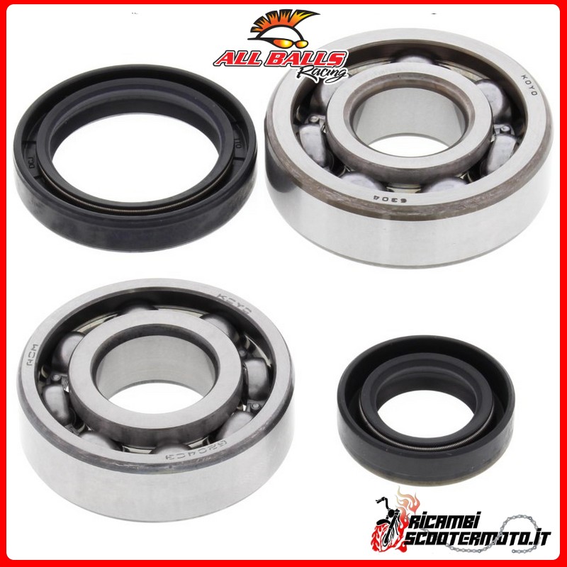 KIT CUSCINETTI ALBERO MOTORE ALL BALLS SUZUKI RM 80 1986-1988