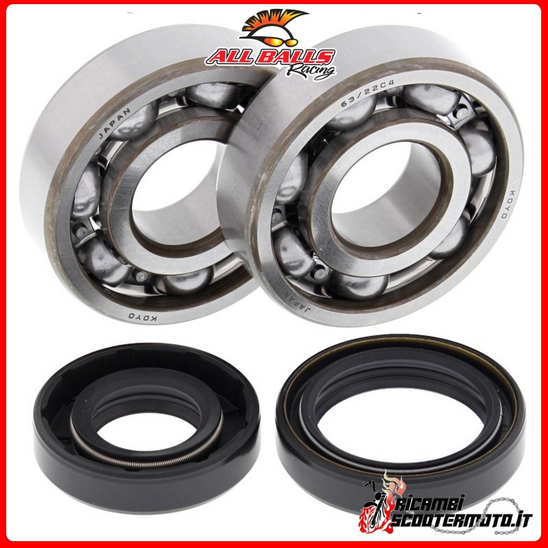 KIT DE ROULEMENT DE VILEBREQUIN All Balls Kawasaki KX 125 2003-2005