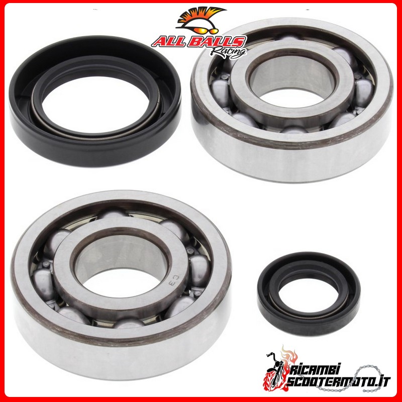 KIT CUSCINETTI ALBERO MOTORE ALL BALLS HONDA CR 250 R 1989-1991