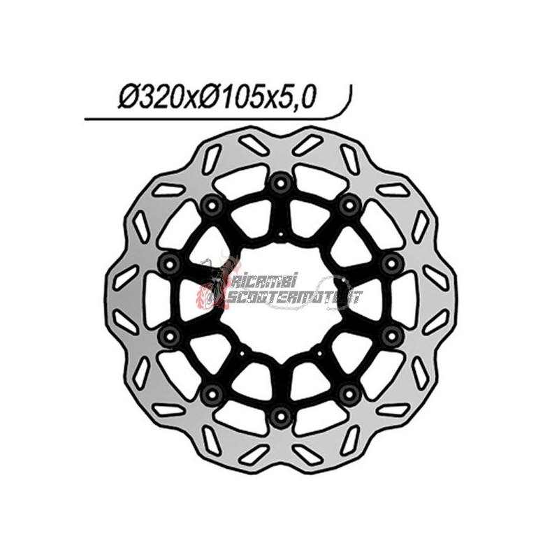 FRONT BRAKE DISC APRILIA SXV 450 2005-2014