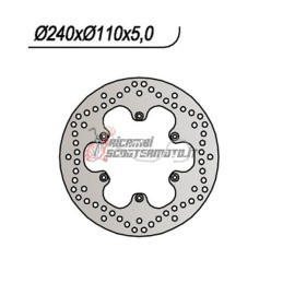 DISCO DE FRENO TRASERO BMW F / F ST STRADA / F FUNDURO 650 1993-2000