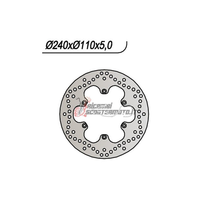DISQUE DE FREIN ARRIÈRE HUSQVARNA TR STRADA 650 2013-2014