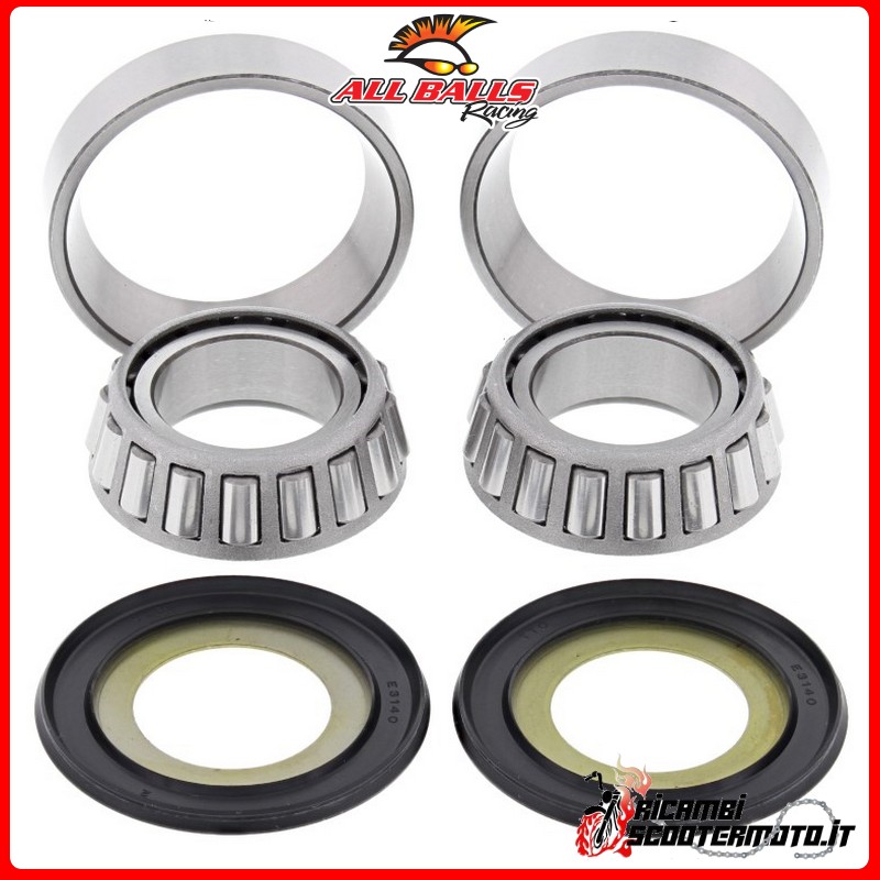 All Balls STEERING BEARING KIT Kawasaki W1 650 1966-1967